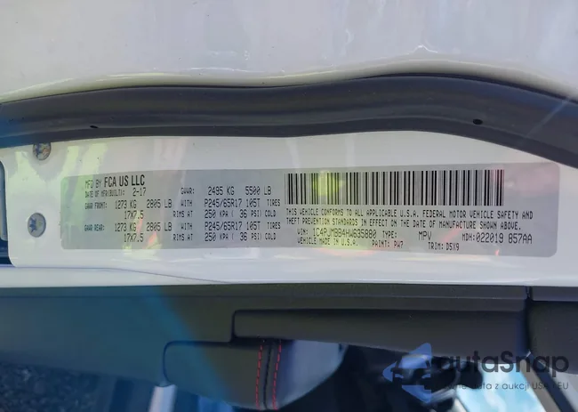 1C4PJMBB4HW635880: 43108799