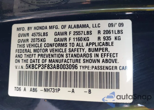 5KBCP3F83AB003096: 43108931