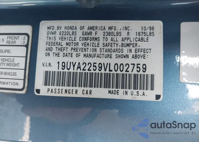 19UYA2259VL002759: 43108975