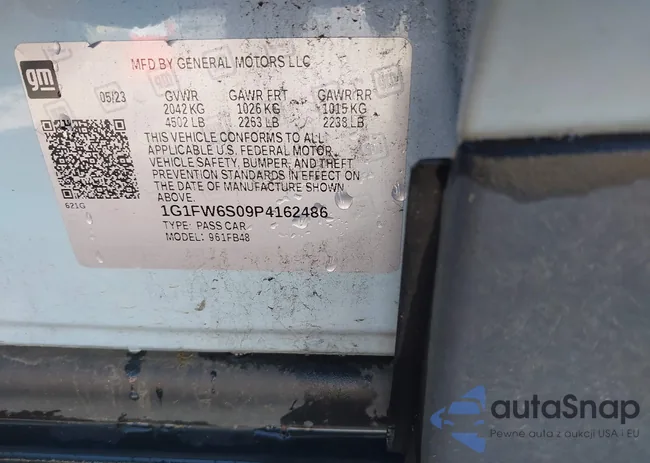 1G1FW6S09P4162486: 43110108