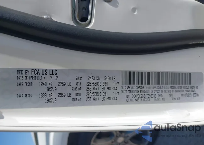 3C4PDCGG5HT698336: 43110285