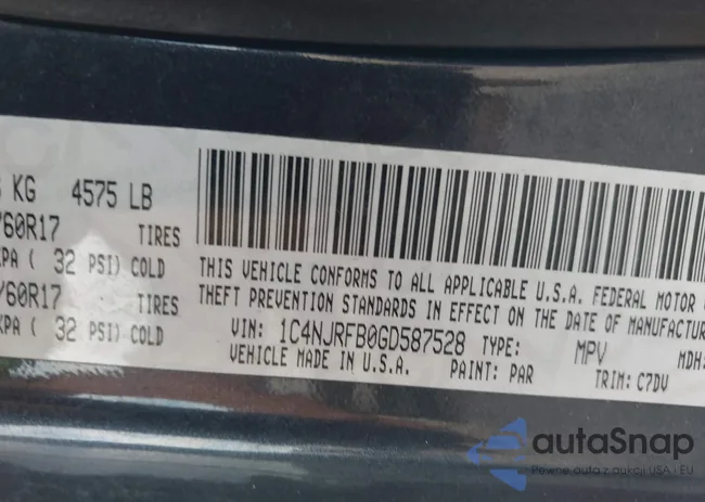 1C4NJRFB0GD587528: 43109900