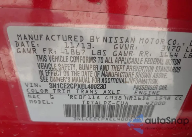 3N1CE2CPXEL400230: 43111171