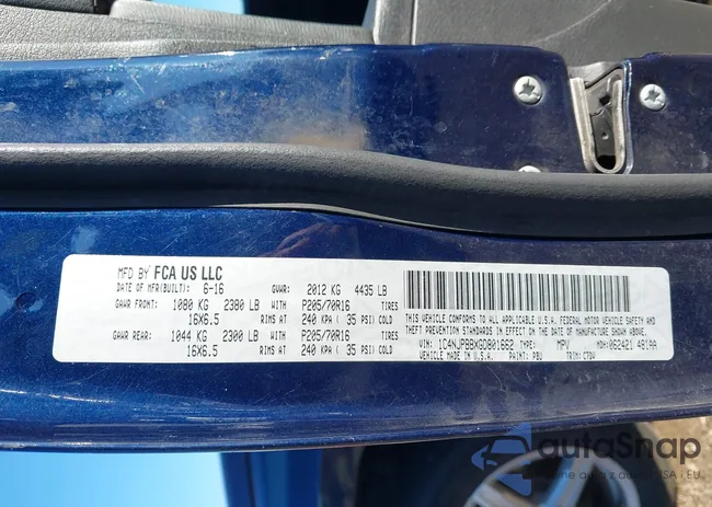 1C4NJPBBXGD801662: 43111217