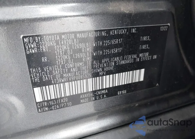 4T3RWRFV9PU085925: 43111462