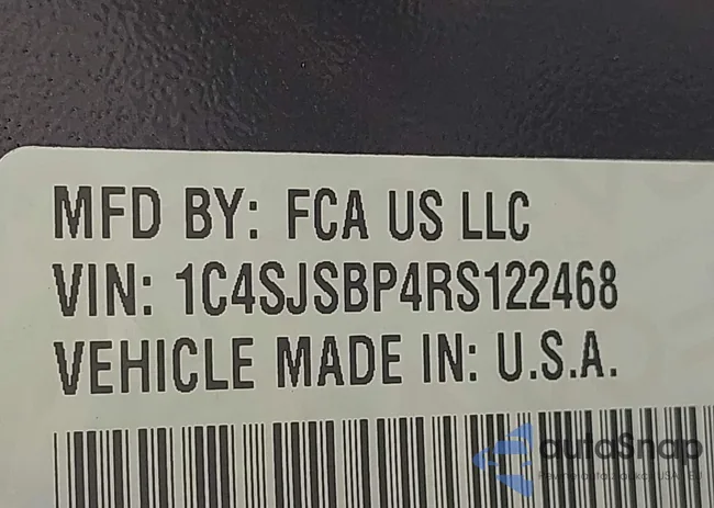 1C4SJSBP4RS122468: 43111677