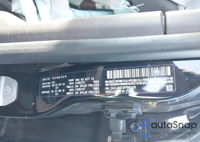 ZACCJABT4FPB91416: 43112312