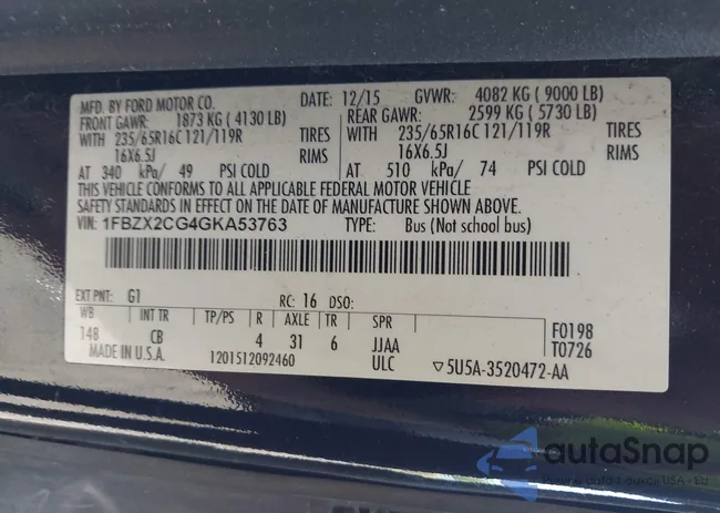 1FBZX2CG4GKA53763: 43112493