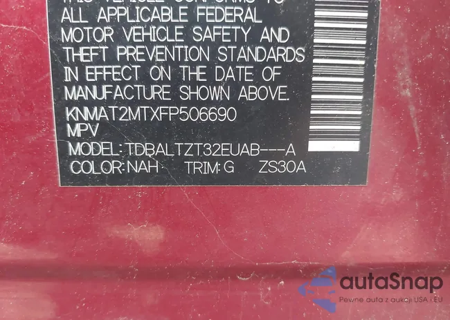 KNMAT2MTXFP506690: 43112505