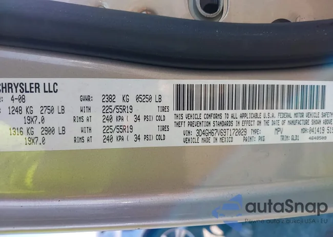 3D4GH67V69T172029: 43112540