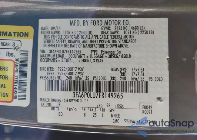 3FA6P0LU7FR149265: 43112596