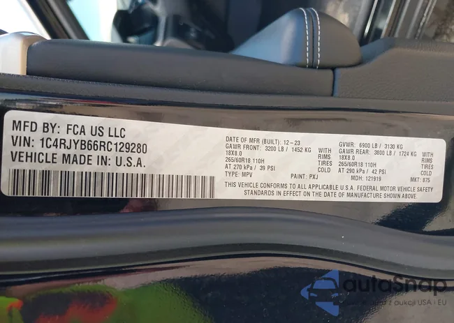 1C4RJYB66RC129280: 43111711