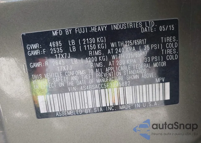 4S4BSACC5F3345882: 43111893