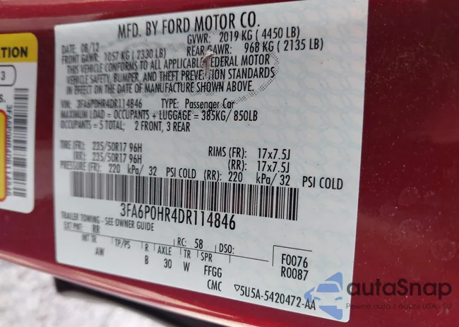 3FA6P0HR4DR114846: 43113195