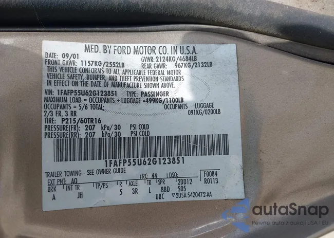 1FAFP55U62G123851: 43113374