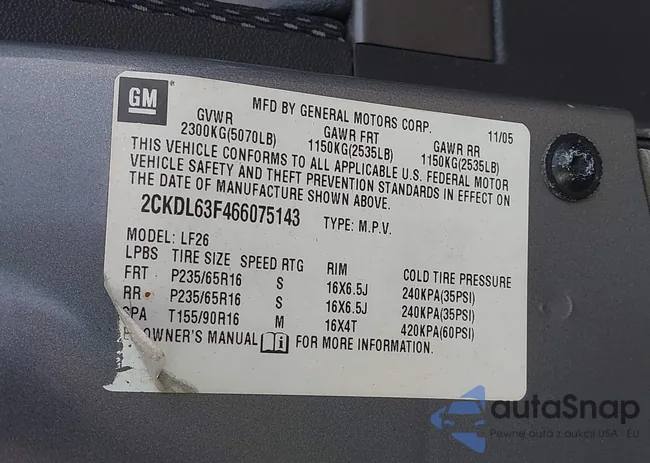 2CKDL63F466075143: 43113422