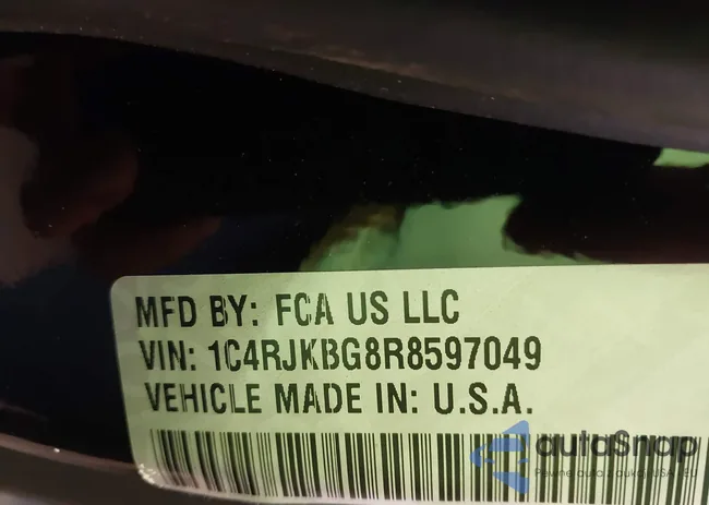 1C4RJKBG8R8597049: 43113425