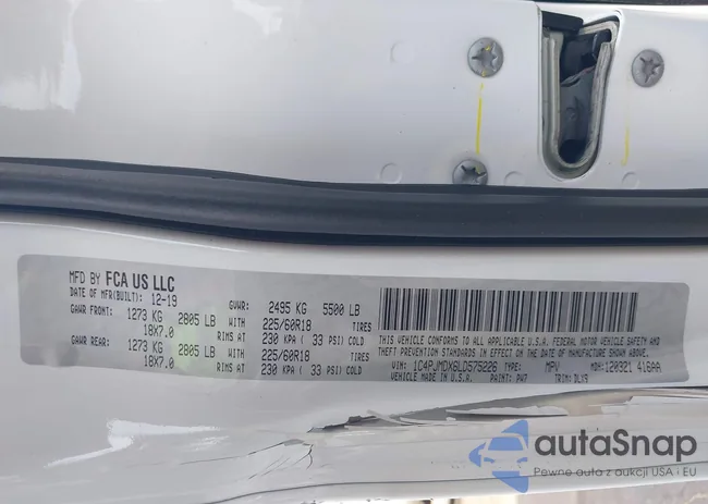 1C4PJMDX6LD575226: 43113493