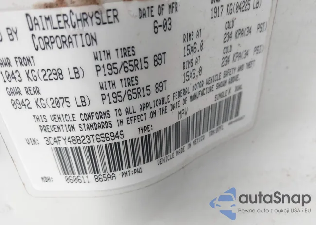 3C4FY48B23T656949: 43113597