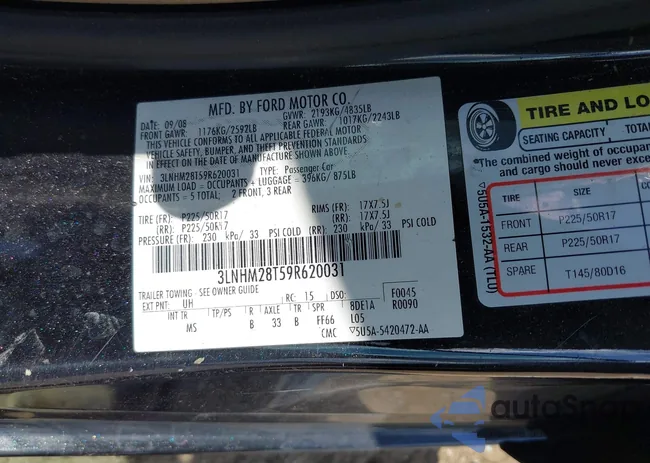 3LNHM28T59R620031: 43112718