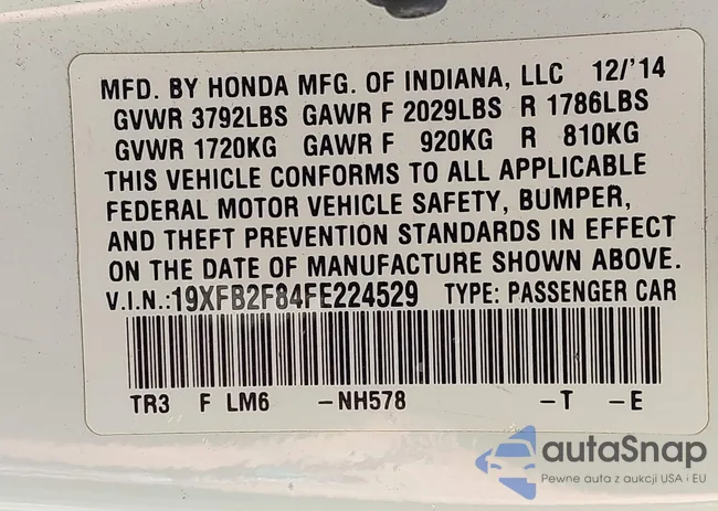 19XFB2F84FE224529: 43112833