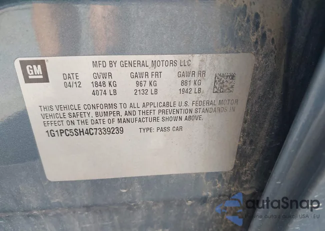 1G1PC5SH4C7339239: 43112928