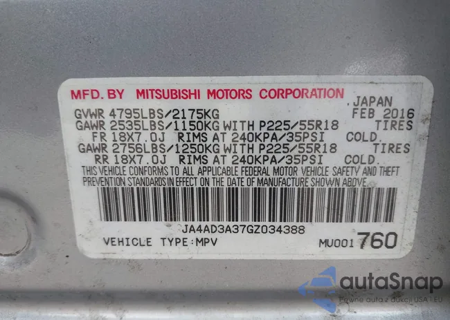 JA4AD3A37GZ034388: 43113053