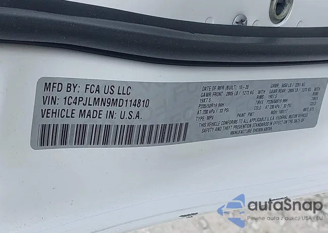 1C4PJLMN9MD114810: 43114209