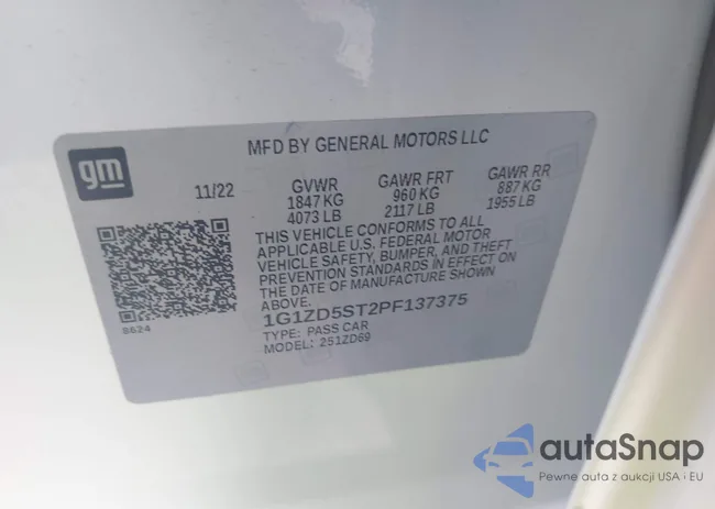 1G1ZD5ST2PF137375: 43114375