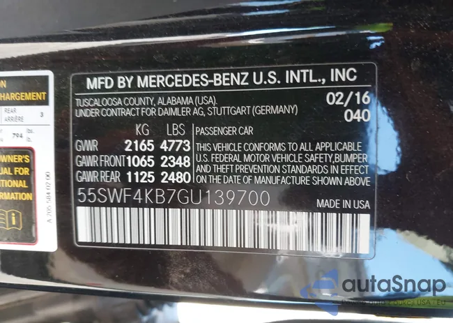 55SWF4KB7GU139700: 43114396