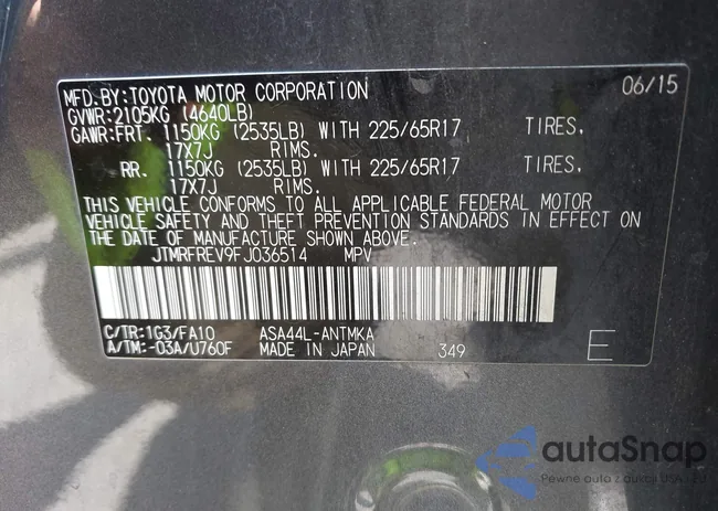 JTMRFREV9FJ036514: 43114665