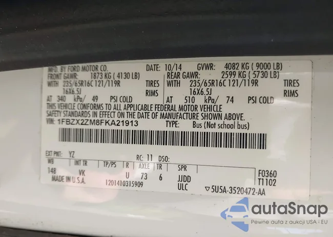 1FBZX2ZM8FKA21913: 43113722