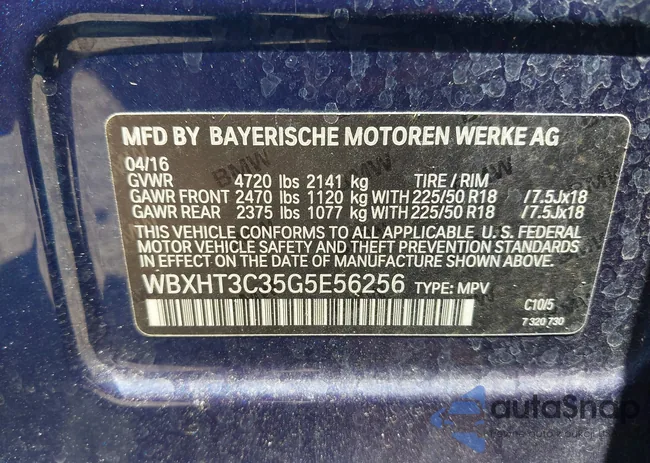 WBXHT3C35G5E56256: 43113757