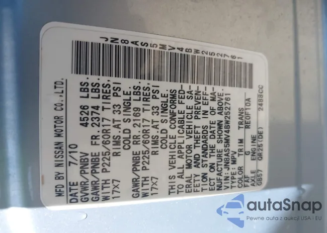 JN8AS5MV4BW252761: 43113779