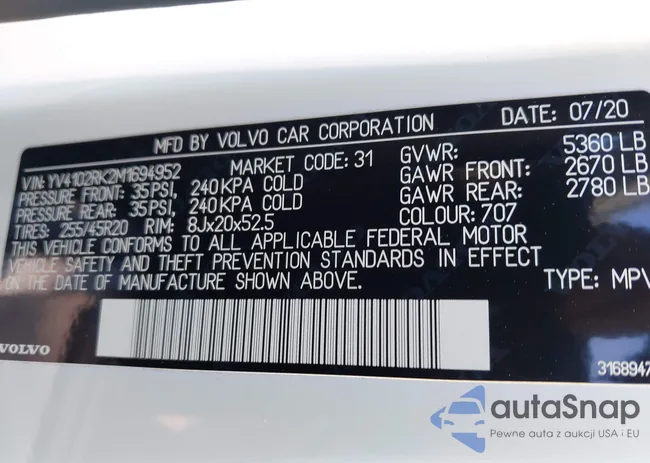 YV4102RK2M1694952: 43113917