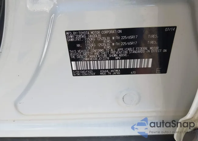 JTMRFREV4EJ012278: 43113990