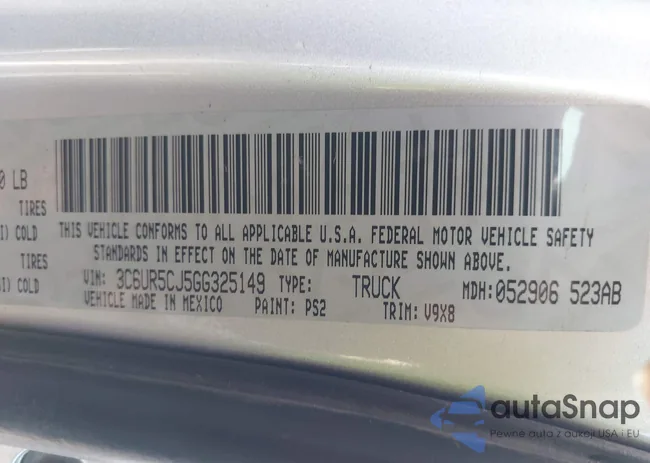 3C6UR5CJ5GG325149: 43115293