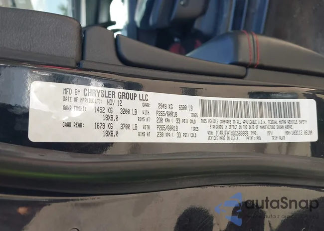 1C4RJFATXDC589868: 43115305