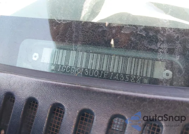 1GCGK13U01F143588: 43115678