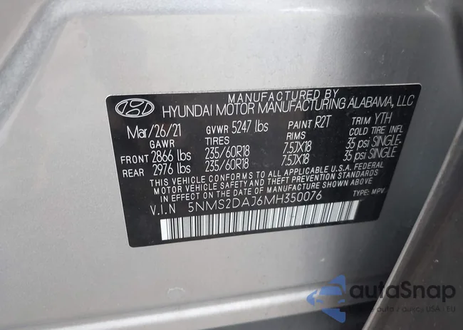 5NMS2DAJ6MH350076: 43116374