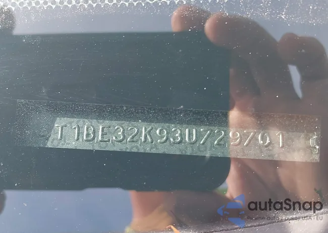 4T1BE32K93U729701: 43116455