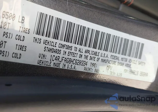 1C4RJFAG8HC620334: 43116524