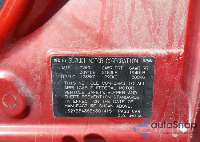 JS2YB5A38B6301415: 43115713