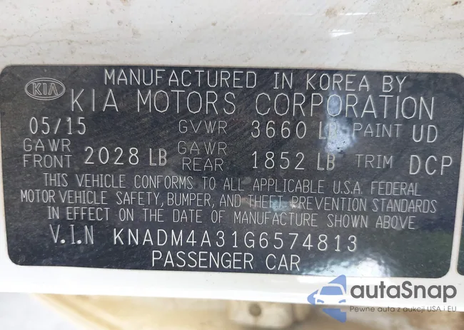 KNADM4A31G6574813: 43115773