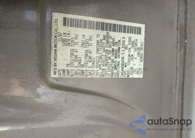 5N1AN08U08C513963: 43115775