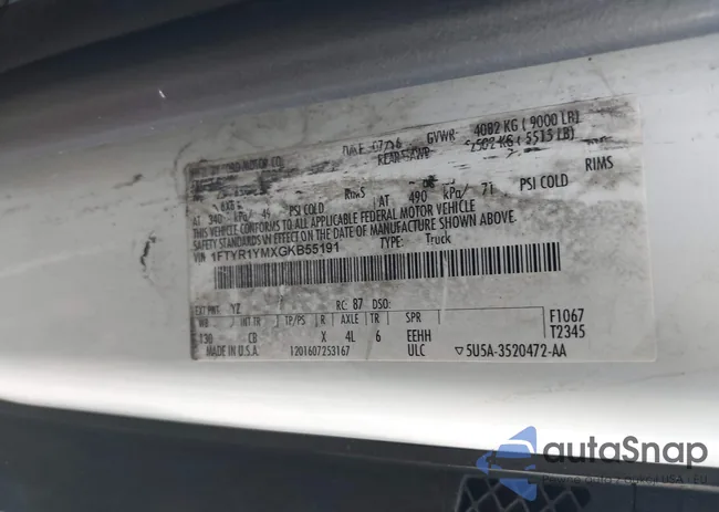 1FTYR1YMXGKB55191: 43116019