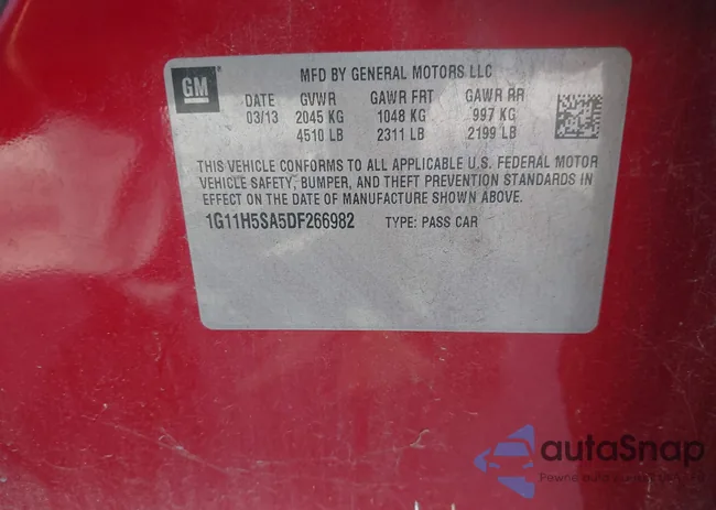 1G11H5SA5DF266982: 43116035