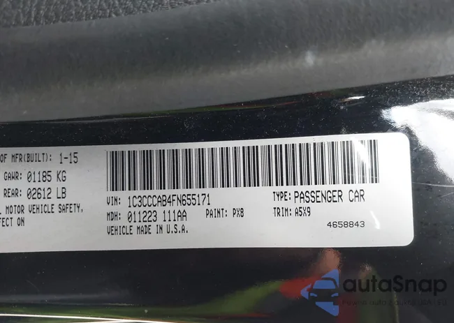 1C3CCCAB4FN655171: 43117128