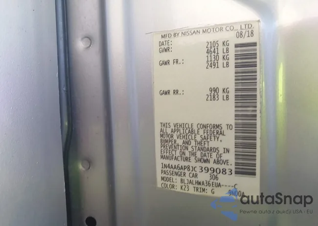 1N4AA6AP8JC399083: 43117151