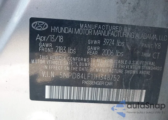 5NPD84LF1JH348752: 43117361